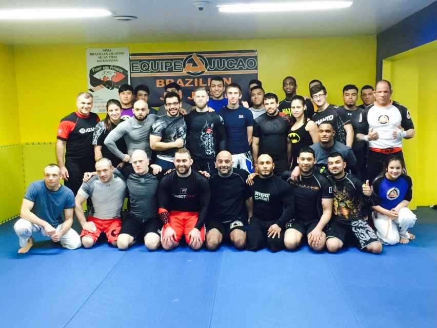 Alan Belcher Trains at Fight and Fitness MMA